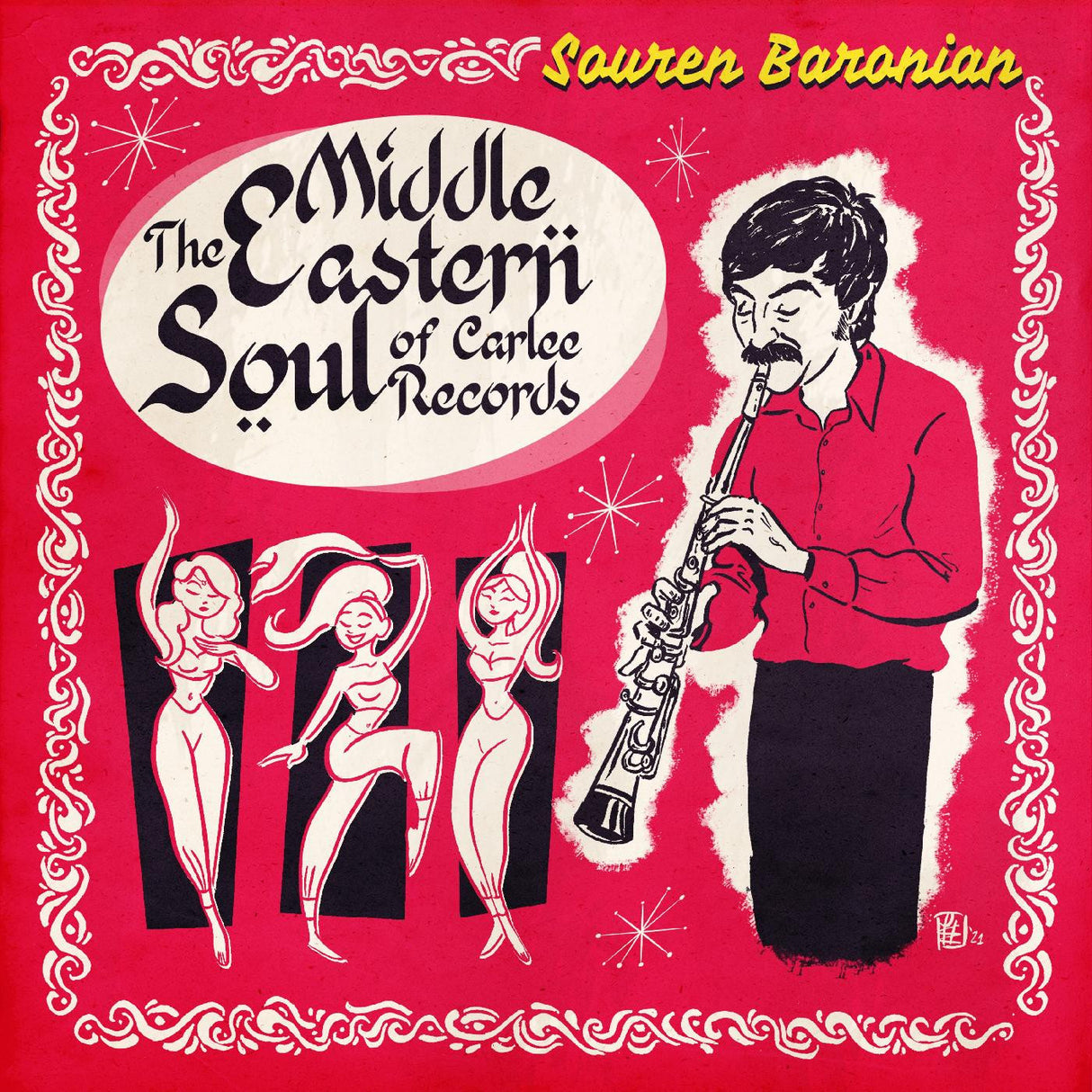 Souren Baronian - The Middle Eastern Soul of Carlee Records 3LP (Gold Vinyl)