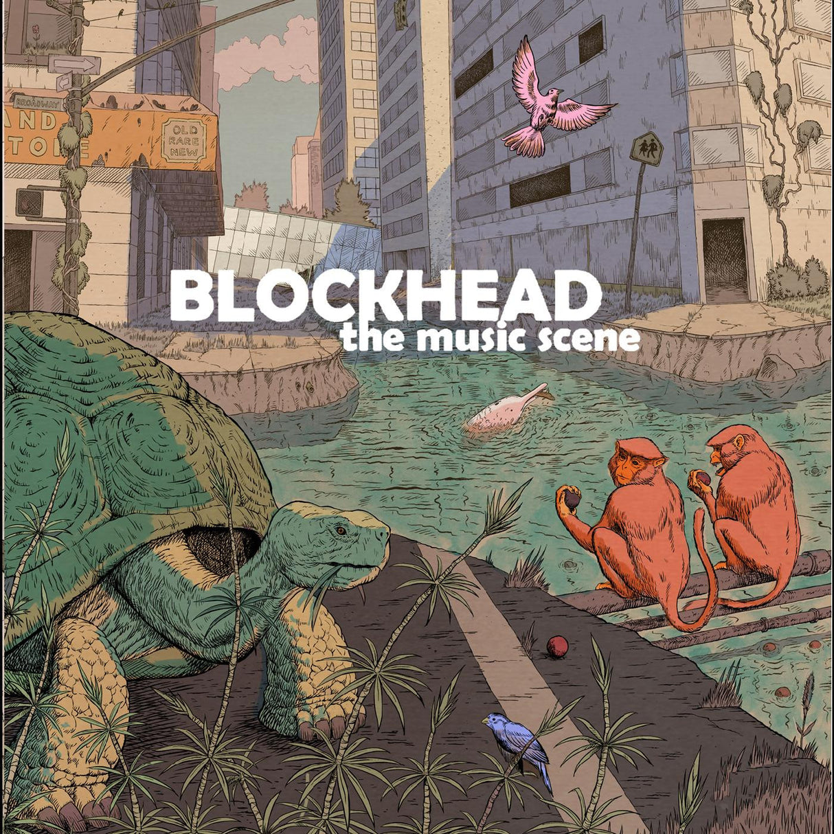 Blockhead - The Music Scene LP (Teal Vinyl)