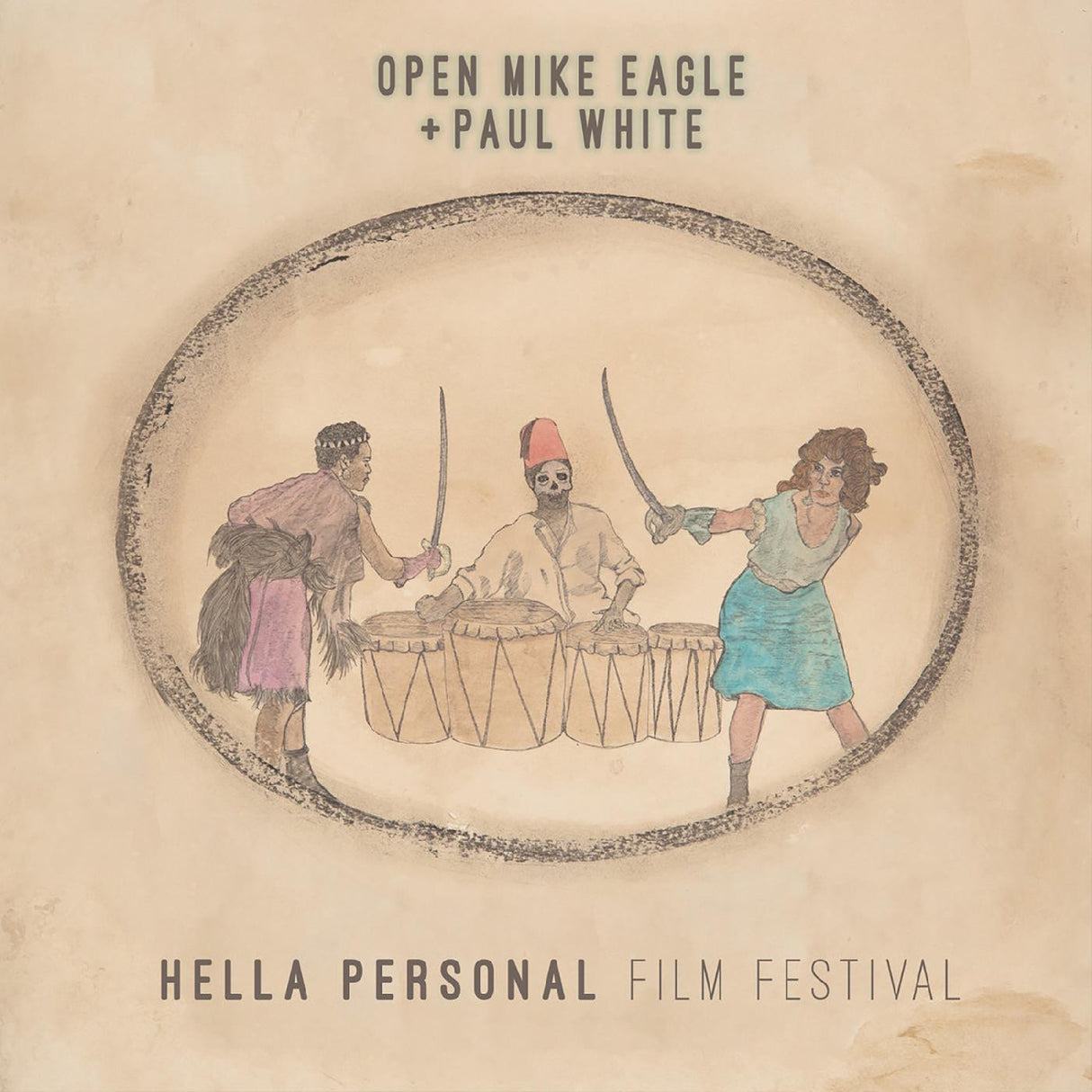 Open Mike Eagle & Paul White - Hella Personal Film Festival LP (Baby Blue Vinyl)