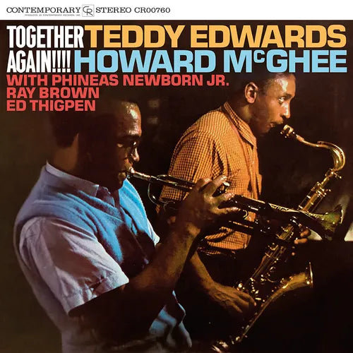 Teddy Edwards & Howard McGhee - Together Again!!!! LP (Contemporary Records Acoustic Sounds Series)