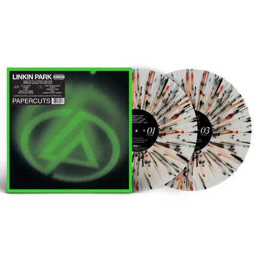 Linkin Park - Papercuts 2LP (Clear/Black/Red Splatter Vinyl)