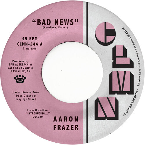 Aaron Frazier - Bad News / Done Lyin 7-Inch