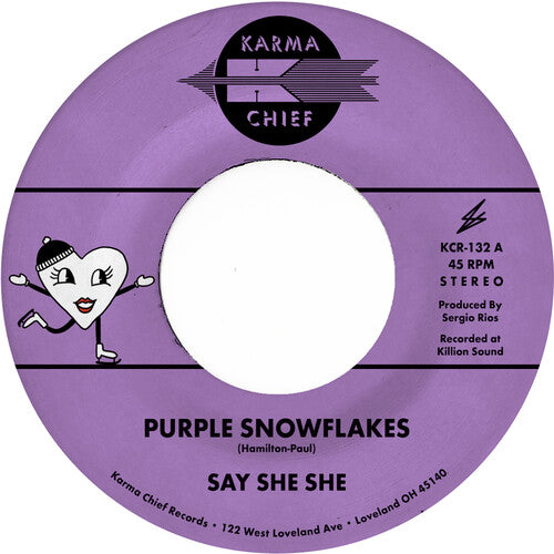 Say She She - Purple Snowflakes / This Wintertime 7-Inch (Black Vinyl)