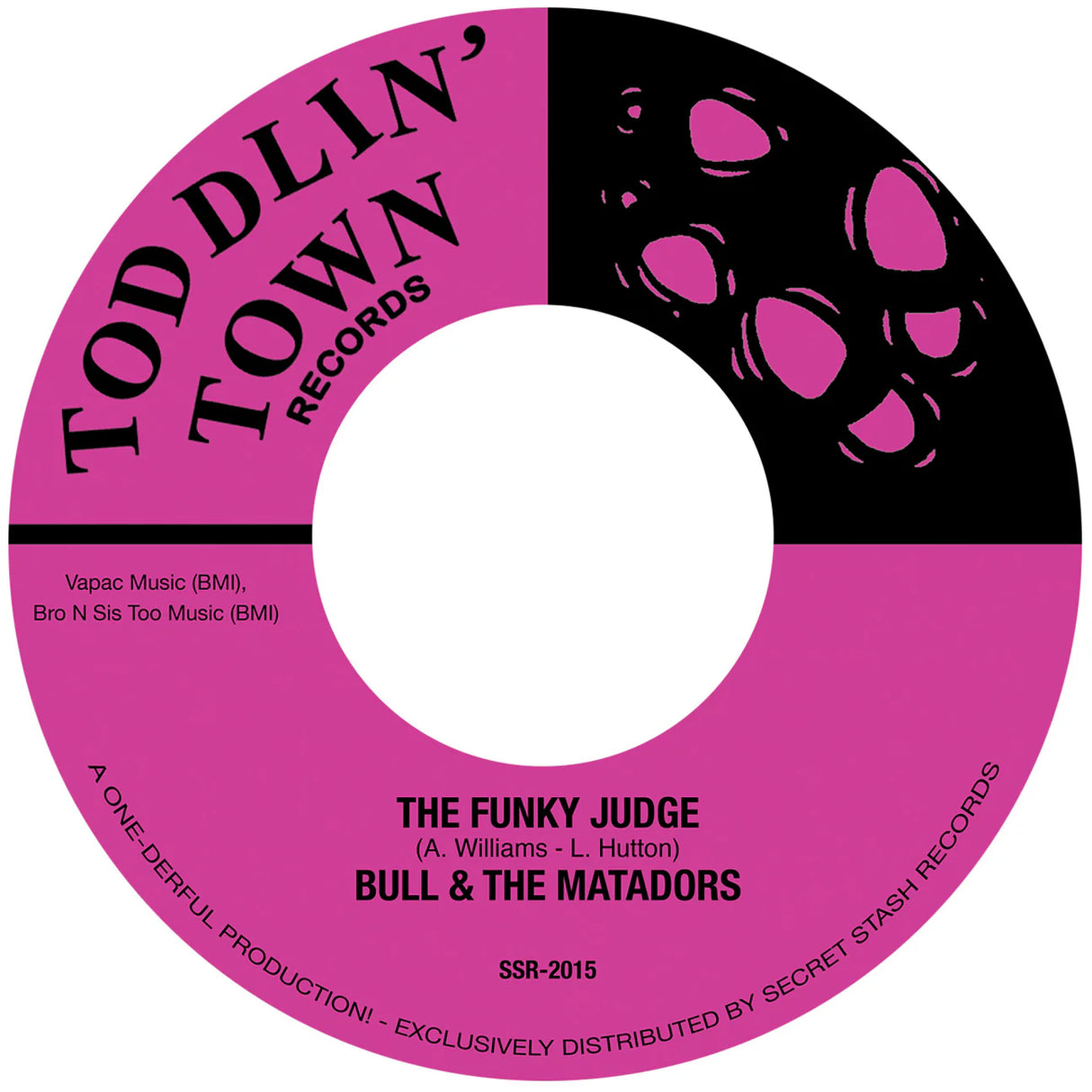 Bull & The Matadors - The Funky Judge b/w Where Did The Judge Go 7-Inch