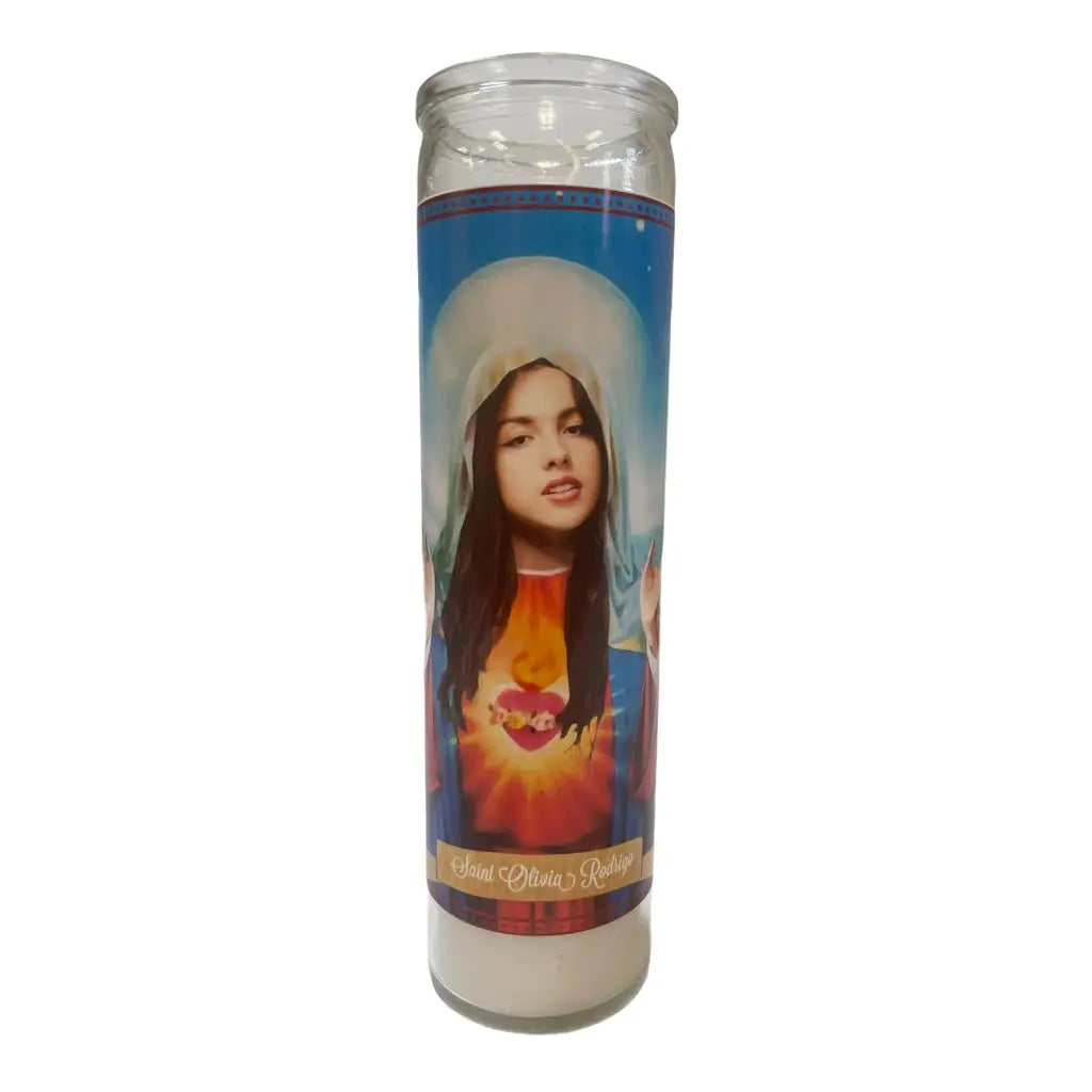 Olivia Rodrigo Devotional Prayer Saint Candle