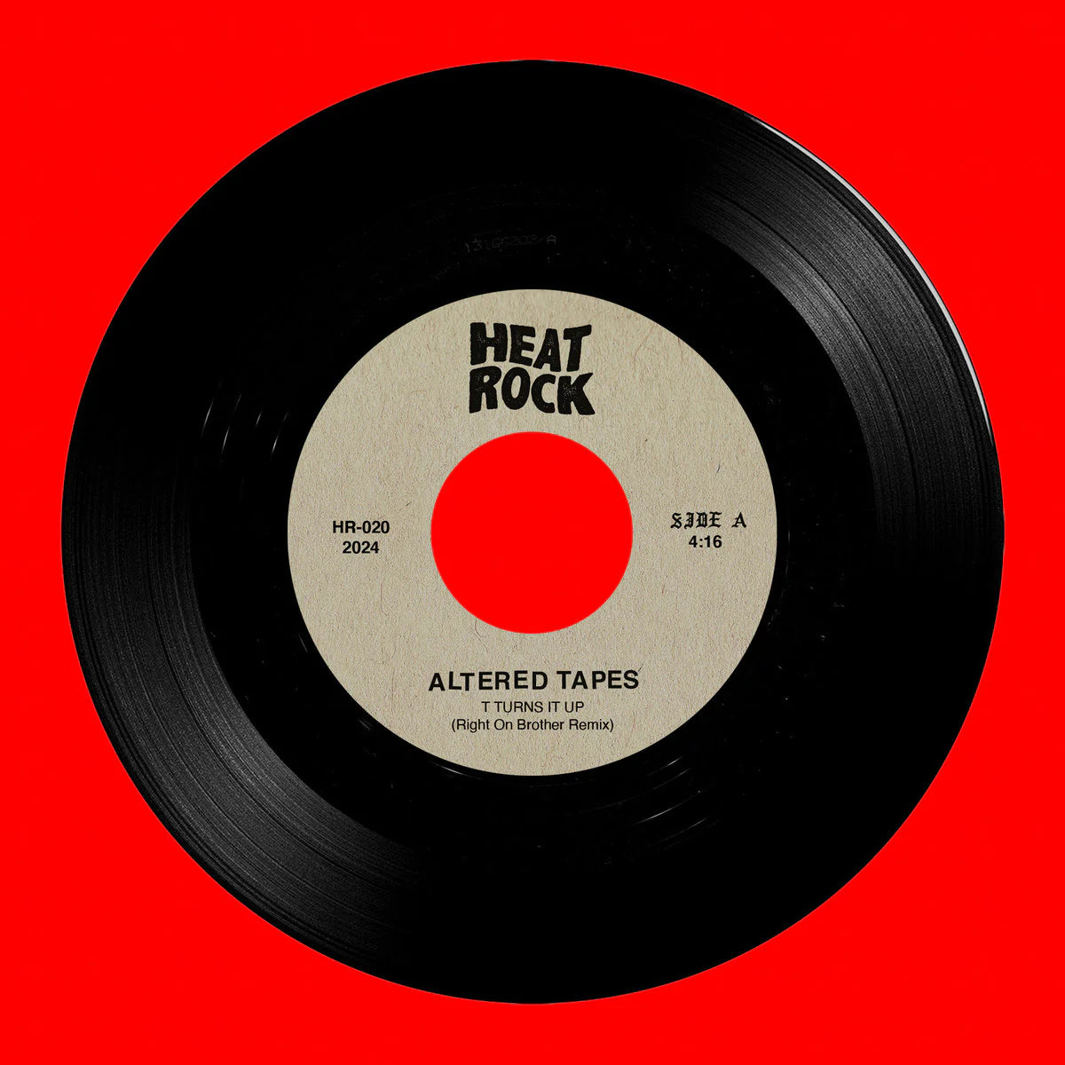 Altered Tapes / Platurn - T Turns It Up (Right On Brother Remix) b/w P Lays It Cool (Take A Rest Mix) 7-Inch