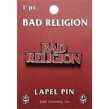 Bad Religion - Classic Red and Black Logo Enamel Pin