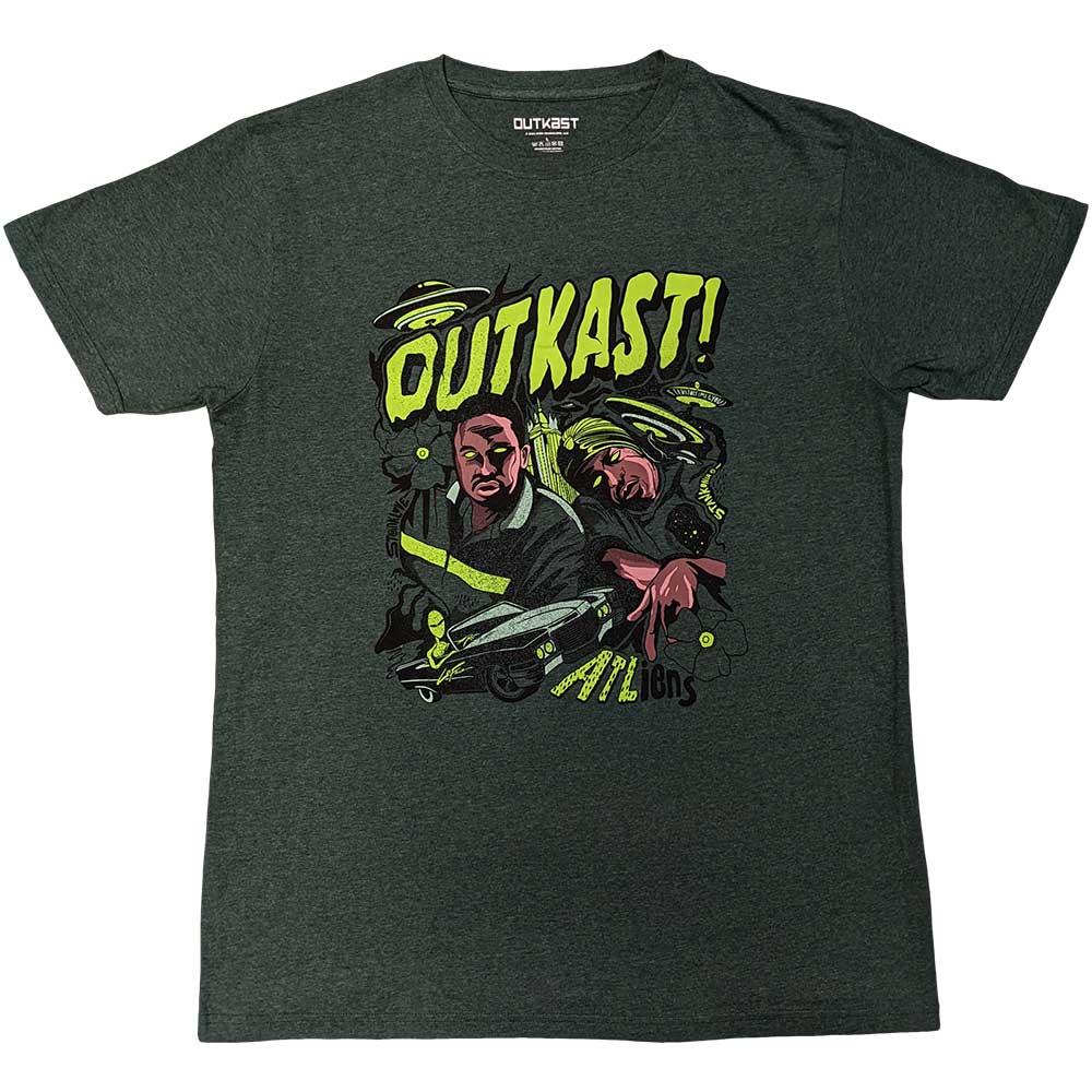 Outkast Unisex T-Shirt - Atliens Green