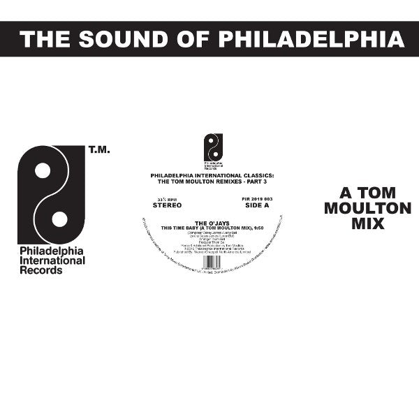 Tom Moulton - Philadelphia International Remixes Vol 3 2LP