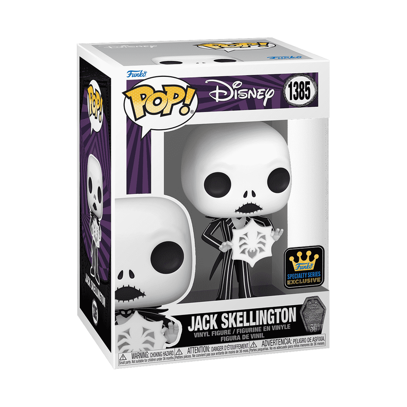 Pop!  Jack Skellington With Spider Snowflake