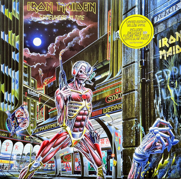 Iron Maiden - Somewhere In Time LP (Yellow Vinyl)