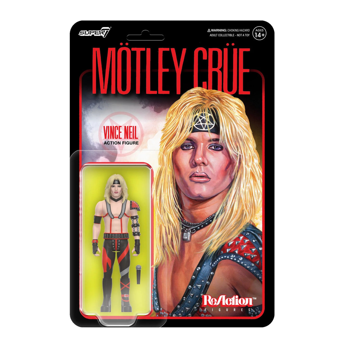 Mötley Crüe ReAction Figures Wave 1 Vince Neil (Shout At The Devil)