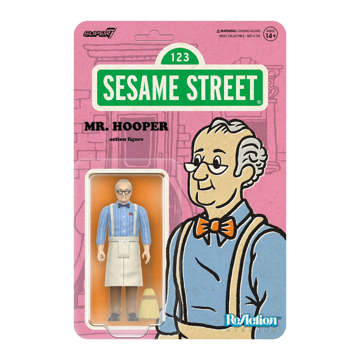 Sesame Street ReAction Figures Wave 3 Mr. Hooper