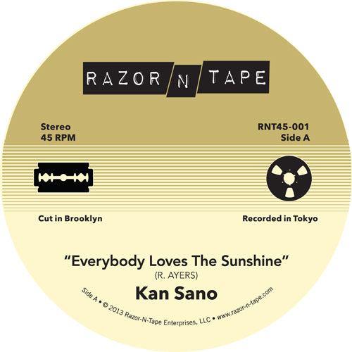 Kan Sano - Everybody Love The Sunshine 7-Inch