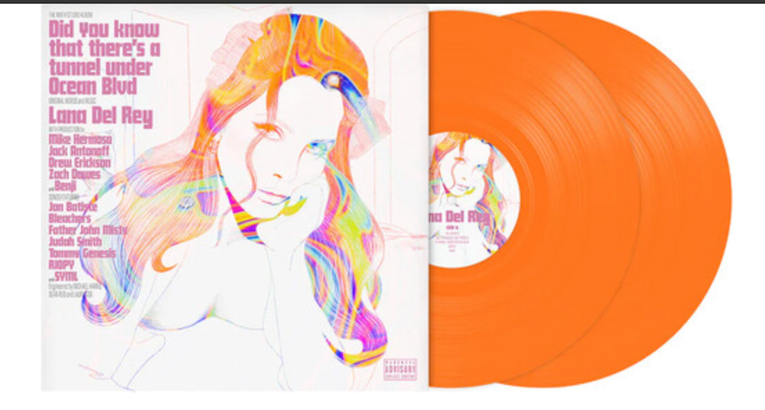 Lana Del Rey - Did You Know That There's A Tunnel Under Ocean 2LP (Orange Vinyl)