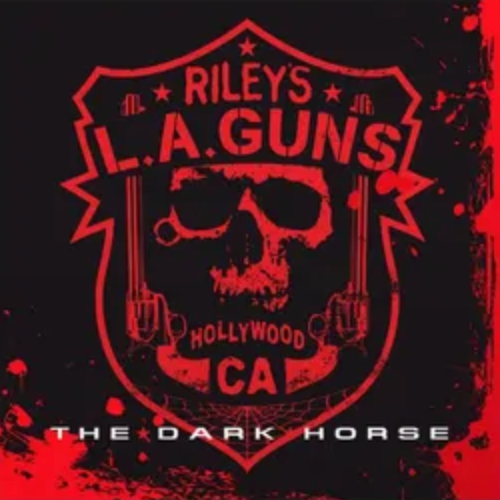 L.A. Guns - The Dark Horse LP (Red & Black Marble Vinyl)