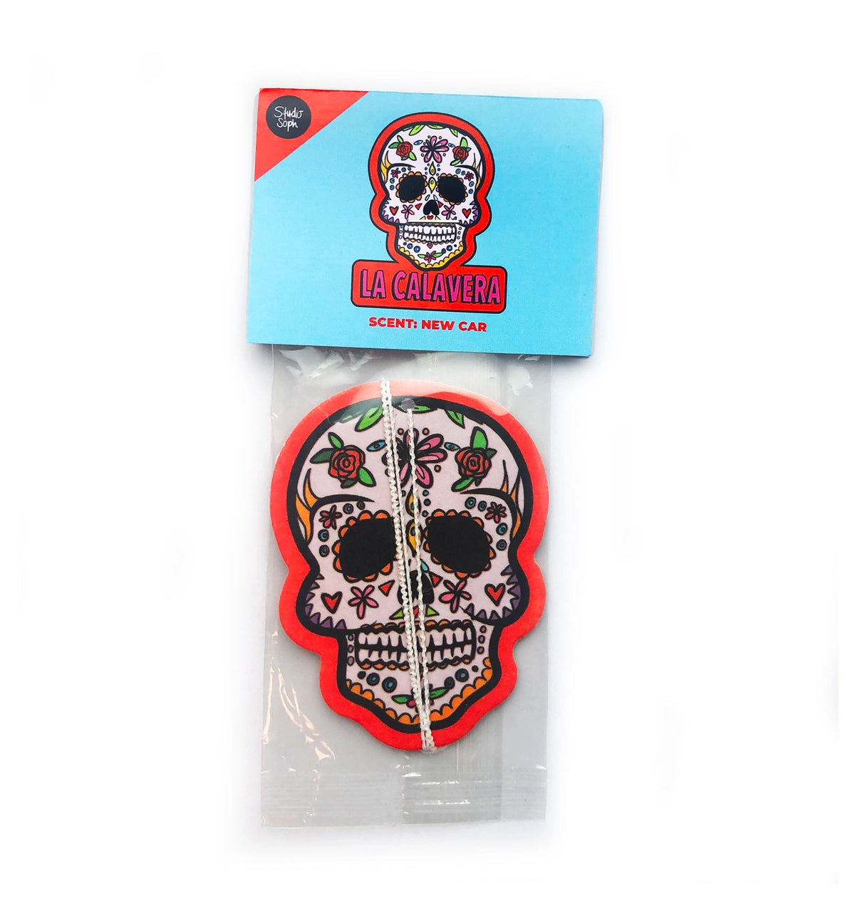 La Calavera Halloween Skull Air Freshener