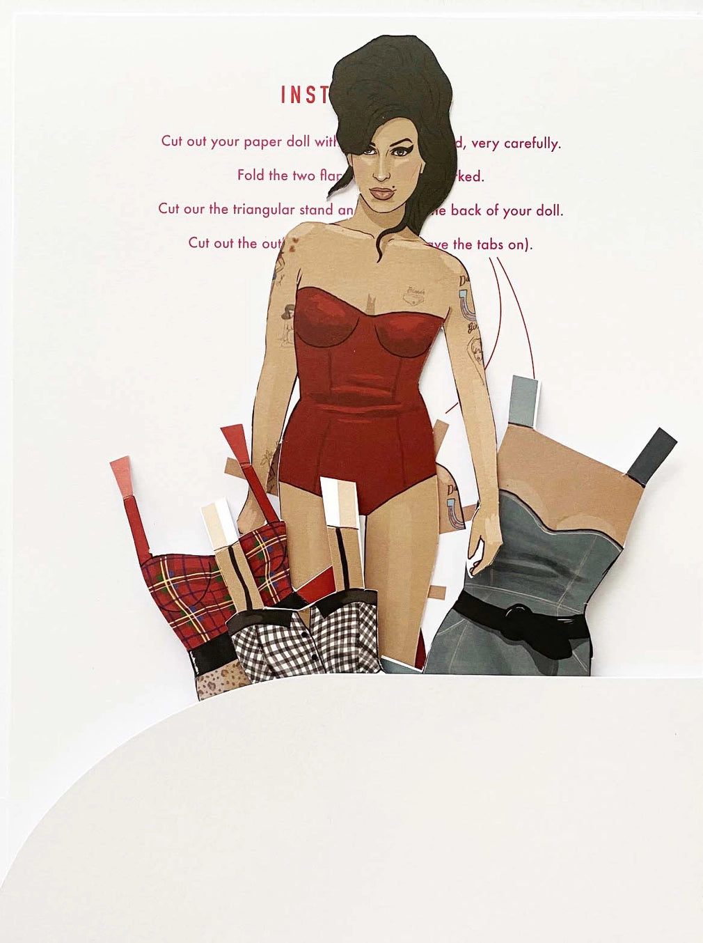 Amy Winehouse Paper Doll