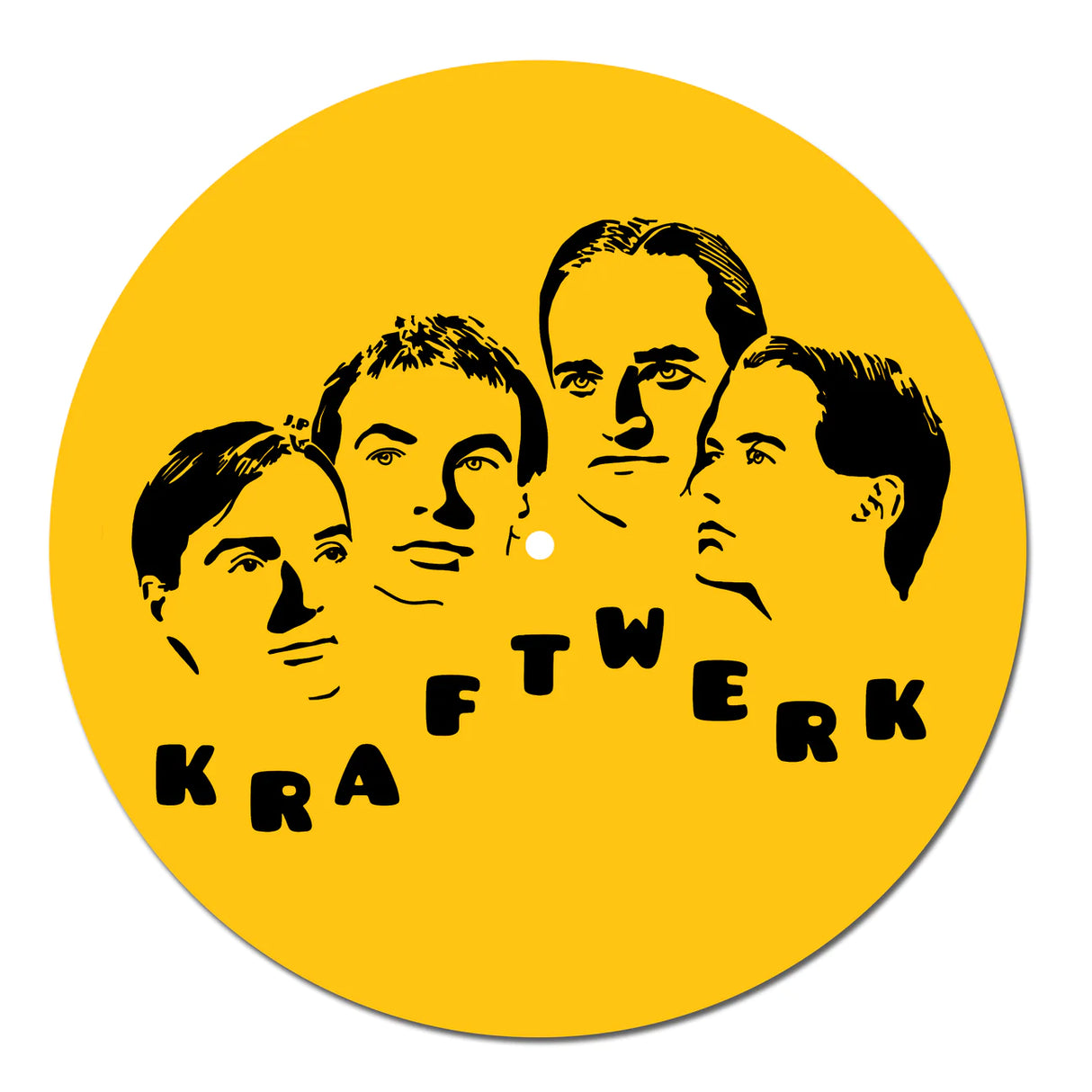 Kraftwerk Yellow Slipmat