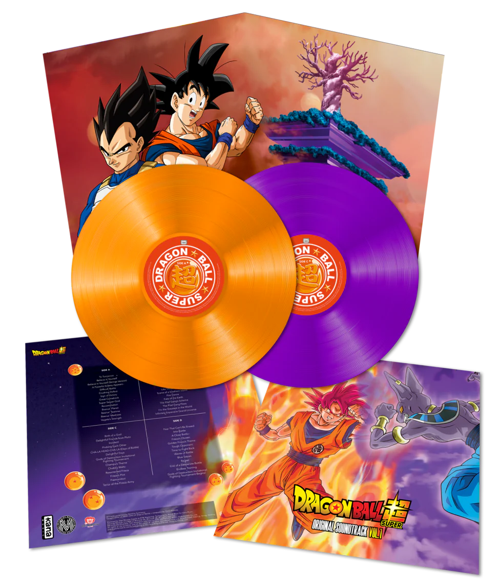 Norihito Sumitomo & Chiho Kiyooka -  Dragon Ball Super - Original Soundtrack (Volume 1) 2LP (Orange/Purple Vinyl)