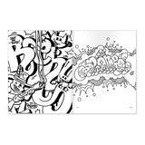 Graffiti Coloring Book 3: International Styles