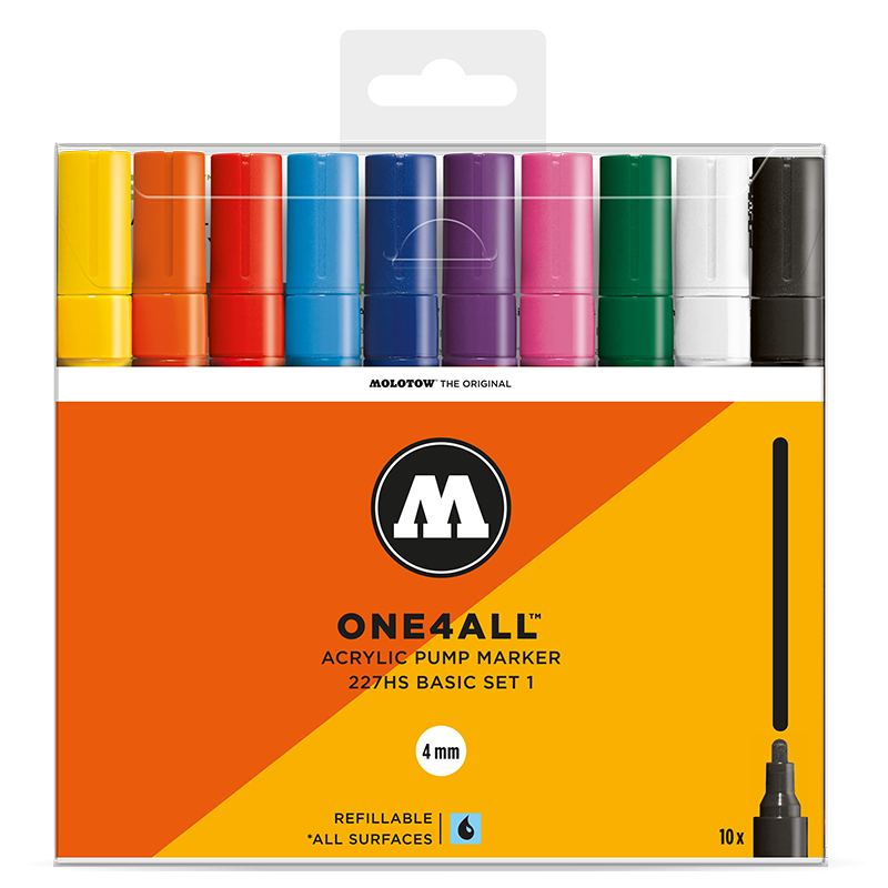 Molotow 227HS (10 Markers Kit) - Basic set 1