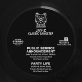 Jay-Z Classic Gangster Edits By Flipout & Jay Swing – Fallin / P.S.A. / Party Life 7-Inch