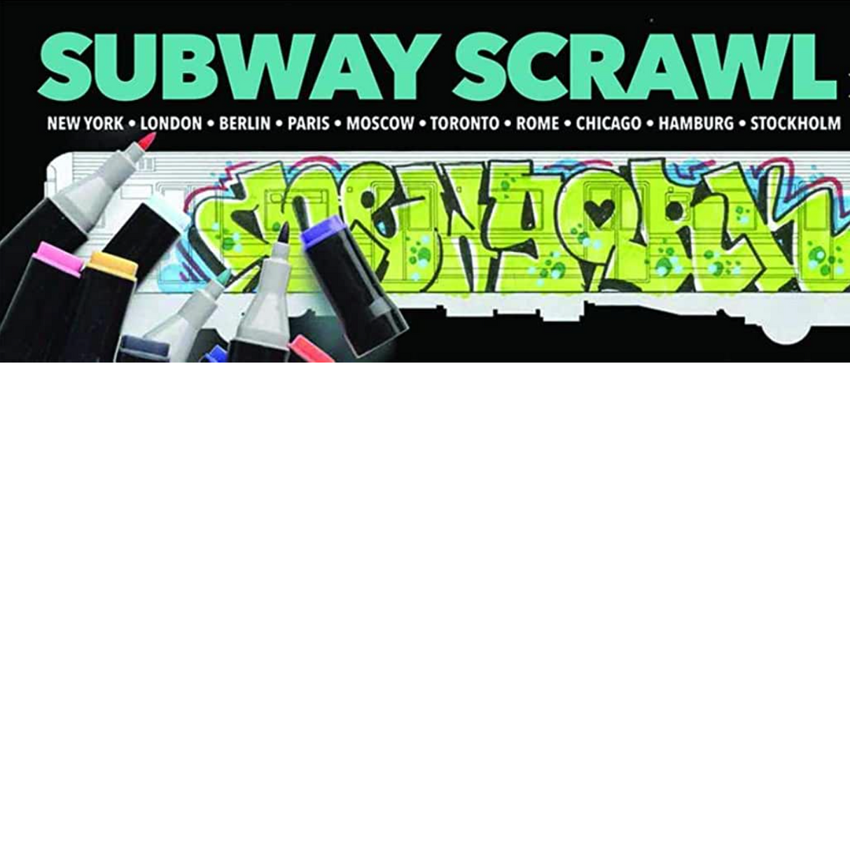 Subway Scrawl Coloring Book