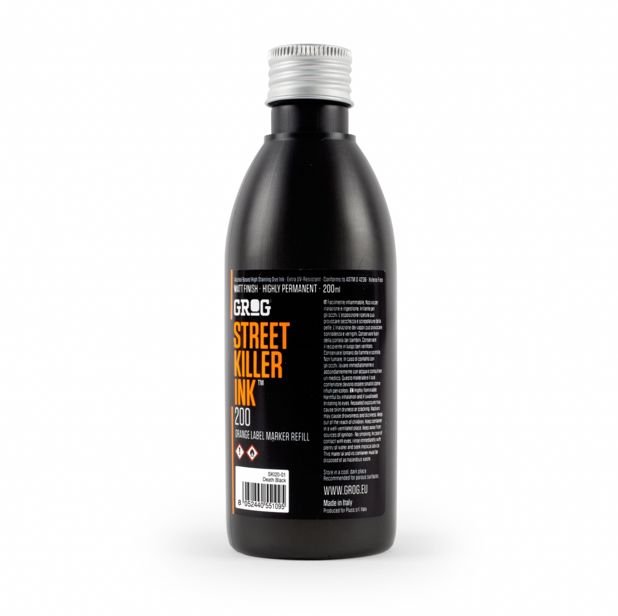 Grog refill (Street Killer Ink) - Death Black 200ml