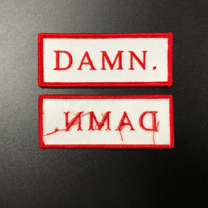 Kendrick Lamar Damn. Patch